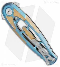 CRKT Hirin Liner Lock Knife Titanium (3.5" Satin M390) 5042 -Kershaw Sales Shop CRKT Hirin Frame Lock Knife 3.5in Satin 5042 BHQ 113913 LS Side