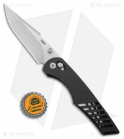 CRKT Lerch Definitive Crossbar Knife G-10 Black (3.7" Stonewash) 3820 -Kershaw Sales Shop CRKT Lerch Definitive Crossbar Knife G 10 Black SW BHQ 179671 jr bottlecap