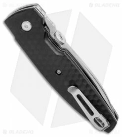 CRKT Lucas Burnley Aux Liner Lock Folding Knife Black (3.25" Satin) 1220 -Kershaw Sales Shop CRKT Lucas Burnley Aux Liner Lock Folding Knife Black 3.25 Satin 1220 BHQ 51815 LS Side