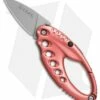 CRKT Lumabiner Pink Liner Lock Knife W/ L.E.D Light (1.6" Bead Blast)