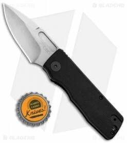 CRKT Mah Journeyer Liner Lock Knife Black GFN (2.75" Stonewash) 6530SW -Kershaw Sales Shop CRKT Mah Journeyer LL Black G 10 SW CR6530SW BHQ 90396 jr bottlecap
