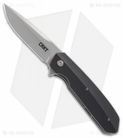 CRKT Maven Liner Lock Flipper Knife Black G-10 (3.68" Bead Blast) 6920