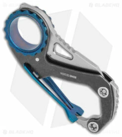 CRKT Mike Bond Compano Sheepsfoot Slip Joint Knife Carabiner (1.44" Satin) -Kershaw Sales Shop CRKT Mike Bond Compano Sheepsfootf SJ Carabiner Satin BHQ 145867 jr side