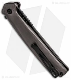 CRKT Onion Helical Liner Lock Knife Black Aluminum (3.52" Black D2) K500GKP -Kershaw Sales Shop CRKT Onion Helical LL Tanto Aluminum Black K500GKP BHQ 92301 jr side