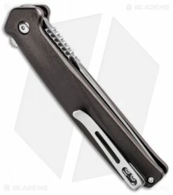 CRKT Onion Helical Liner Lock Tanto Knife Aluminum (3.52" Satin) K500GXP -Kershaw Sales Shop CRKT Onion Helical LL Tanto Aluminum Satin K500GXP BHQ 92300 jr side