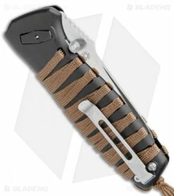 CRKT Parascale Deadbolt Lock Knife Cord Wrap (3.19" Satin) 6235 -Kershaw Sales Shop CRKT Parascale Deadbolt Lock Cord Wrap Satin BHQ 103631 jr side