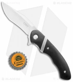 CRKT Philip Booth Snarky Recurve Liner Lock Flipper Knife (3.25" Satin) 7280 -Kershaw Sales Shop CRKT Philip Booth Snarky Recurve LL Satin 7280 BHQ 71233 jr bottlecap