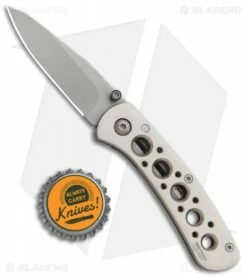 CRKT Pike's Peak Liner Lock Knife Alloy (2.3" Bead Blast) 6601N -Kershaw Sales Shop CRKT Pikes Peak LL Alloy BB 6601N BHQ 87019 jr bottlecap