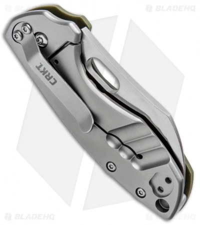 CRKT Pilar Frame Lock Knife OD Green G-10 (2.4" Satin D2) 5311D2D 3 CRKT Pilar Frame Lock Knife OD Green G-10 (2.4" Satin D2) 5311D2D - Image 3