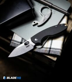 CRKT Pilar III Frame Lock Knife Black G-10 (3" Stonewash D2) 5317D2 -Kershaw Sales Shop CRKT Pilar III Frame Lock Knife Black G 10 Stonewash D2 5317D2 BHQ 119343 kp loadout web