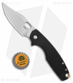 CRKT Pilar IV Frame Lock Knife Black G-10 (3.09" Satin D2) -Kershaw Sales Shop CRKT Pilar IV FL Black G 10 Satin BHQ 178666 jr bottlecap