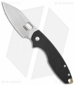 CRKT Pilar III Frame Lock Knife Black G-10 (3" Stonewash D2) 5317D2
