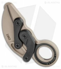 CRKT Provoke Kinematic Morphing Karambit Folding Knife (2.4" Desert Sand) -Kershaw Sales Shop CRKT Provoke Kinematic Morphing Karambit Folding Knife 2.4in Desert Sand 4040DS BHQ 113912 LS Side