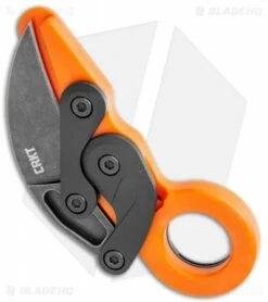 CRKT Provoke Orange Kinematic Morphing Karambit Folding Knife (2.4" Black) 4041O -Kershaw Sales Shop CRKT Provoke Orange Kinematic Morphing Karambit Folding Knife Black 4041O BHQ 119340 jr side