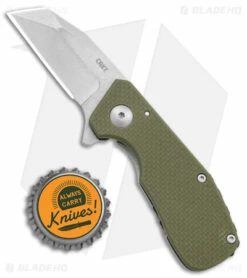 CRKT Razelcliffe Frame Lock Knife OD Green G-10 (2.4" Satin) 7 CRKT Razelcliffe Frame Lock Knife OD Green G-10 (2.4" Satin) -Kershaw Sales Shop CRKT Razelcliffe OD Green G 10 SW BHQ 140697 jr bottlecap