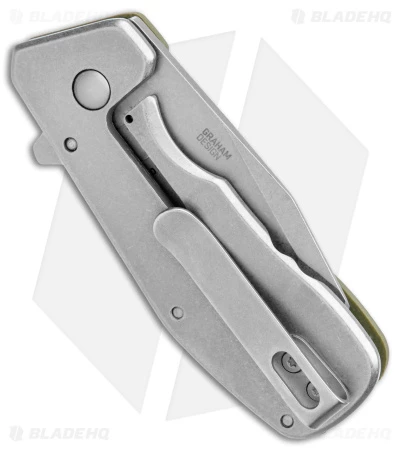 CRKT Razelcliffe Frame Lock Knife OD Green G-10 (2.4" Satin) 3 CRKT Razelcliffe Frame Lock Knife OD Green G-10 (2.4" Satin) - Image 3