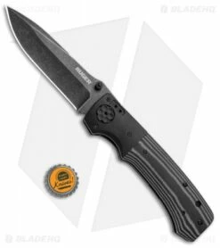 CRKT Ruger Knives All-Cylinders +P Liner Lock Knife G-10 (5" Black SW) R2003K -Kershaw Sales Shop CRKT Ruger All Cylinders P LL G 10 Black SW R2003K BHQ 52576 jr bottlecap