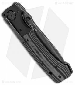 CRKT Ruger Knives All-Cylinders +P Liner Lock Knife G-10 (5" Black SW) R2003K -Kershaw Sales Shop CRKT Ruger All Cylinders P LL G 10 Black SW R2003K BHQ 52576 jr side