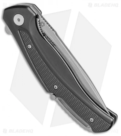 CRKT Ruger Knives Windage Liner Lock Knife Black Aluminum (3.78" SW Serr) R2402 3 CRKT Ruger Knives Windage Liner Lock Knife Black Aluminum (3.78" SW Serr) R2402 - Image 3