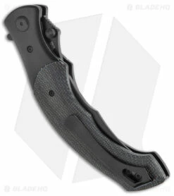 CRKT Ritual Spring Assisted Knife Black Micarta (4.37" Black 14C28N) 7471K -Kershaw Sales Shop CRKT SA Black Resin Infused Fiber Black BHQ 176877 jr side