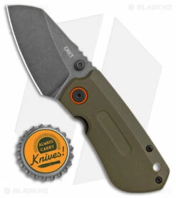 CRKT Schwarz Overland Compact Frame Lock Knife OD Green G-10 (2.24" Black) 6277 -Kershaw Sales Shop CRKT Schwarz Overland Compact FL OD Green G 10 BW BHQ 178658 jr bottlecap