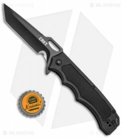 CRKT Septimo "Forged By War" Liner Lock Knife Black (3.62" Black) 7050 -Kershaw Sales Shop CRKT Septimo Forged By War LL Black Black 7050 BHQ 71243 jr bottlecap