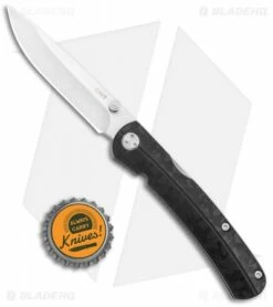 CRKT Steigerwalt Kith Front Lock Knife Black GRN (3" Satin) 6433 -Kershaw Sales Shop CRKT Steigerwalt Kith Front Lock Black GRN Satin 6433 BHQ 126214 jr bottlecap