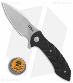 CRKT Ochs Terrestrial Liner Lock Knife Black G-10 (3.3" Satin) 5370 -Kershaw Sales Shop CRKT Terrestrial Black G10 satin BHQ 76680 er bottlecap