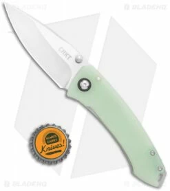CRKT Tuna Frame Lock Knife Natural G-10 (3.25" Stonewash D2) -Kershaw Sales Shop CRKT Tuna FL Natural G 10 SW 2520JSD2 BHQ 114001 jr bottlecap