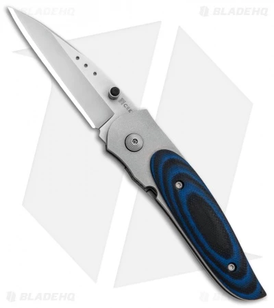 CRKT Viele Mini Wasp Liner Lock Knife Black/Blue G-10 (2.5" Bead Blast) 8001 1 CRKT Viele Mini Wasp Liner Lock Knife Black/Blue G-10 (2.5" Bead Blast) 8001
