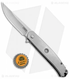 CRKT Vizzle Frame Lock Knife Stainless Steel (3.35" Satin) 5320 -Kershaw Sales Shop CRKT Vizzle SS 5320 BHQ 51849 jr bottlecap 2