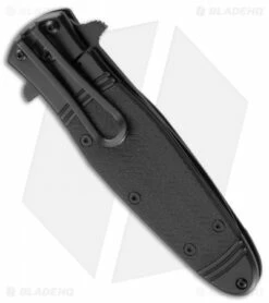 CRKT Bombastic Frame Lock Knife Black GFN (3.3" Black Serr) K345KKS 5 CRKT Bombastic Frame Lock Knife Black GFN (3.3" Black Serr) K345KKS -Kershaw Sales Shop CRKT bombastic black serr K345KKS BHQ 51847 er side