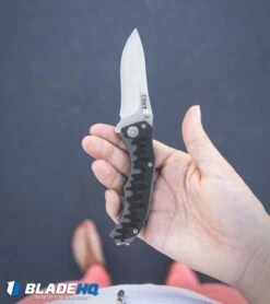 CRKT Drip Tighe Drop Point Outburst Assisted Opening Knife (3.1" Satin) 1190 -Kershaw Sales Shop CRKT drip tighe drop point outburst 1190 BHQ 71235 dl