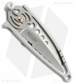 CRKT Van Hoy Snap Lock Folding Knife (2.5" Bead Blast Serr) 5112N -Kershaw Sales Shop CRKT snap lock serrated 5112N BHQ 51825 er side