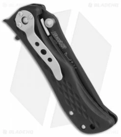 Camillus Blaze Tanto Spring Assisted Knife Black Zytel (2.8" Black) 717 -Kershaw Sales Shop Camillus Blaze black zytel black 717 BHQ 67846 er side