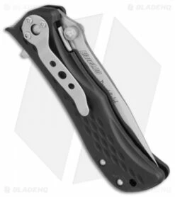 Camillus Blaze Spring Assisted Knife Black Zytel (3" Satin Serr) 925 -Kershaw Sales Shop Camillus Blaze black zytel satin serr 925 BHQ 67844 er side