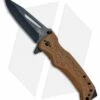Camillus Canyon NS 8 Spring Assisted Knife Brown GRN - (3.25" Black)
