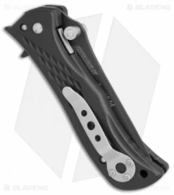 Camillus Fire Blade Tanto Spring Assisted Knife Black Zytel (2.8" Black) 716 -Kershaw Sales Shop Camillus Fire Blade black zytel black 716 BHQ 67847 er side