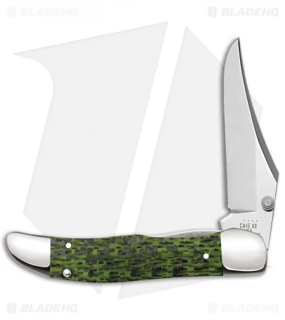 Case Knives Kickstart Assisted Opening Knife Green CF (101265AC SS) 50711 1 Case Knives Kickstart Assisted Opening Knife Green CF (101265AC SS) 50711