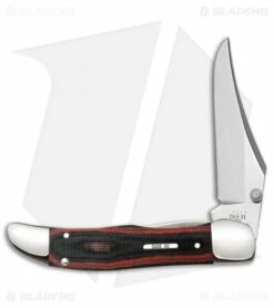 Case Knives Kickstart Assisted Opening Knife Black/Red Micarta (101265AC SS)