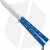EPS Knives Wraith Butterfly Knife Ghost Blue G-10 (4.6" Satin)