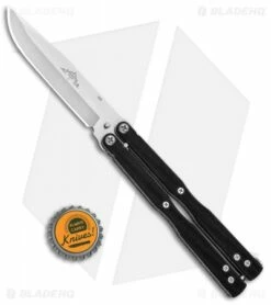 Emerson Longhorse Flipper Balisong Butterfly Knife Black G-10 (3.8" Stonewash) 7 Emerson Longhorse Flipper Balisong Butterfly Knife Black G-10 (3.8" Stonewash) -Kershaw Sales Shop Emerson Longhorse Flipper Balisong Black G 10 SW BHQ 80620 jr bottlecap