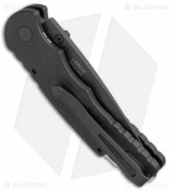 Pro-Tech Lerch TR-5 Spring Assisted Knife Black Feathered (3.25" Black) SA.5 5 Pro-Tech Lerch TR-5 Spring Assisted Knife Black Feathered (3.25" Black) SA.5 -Kershaw Sales Shop Emerson Protech Lerch TR 5 Feathered Blk SA.5 BHQ 50425 jr side