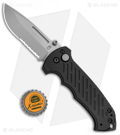 Gerber 06 Combat Liner Lock Knife Black (3.7" Bead Blast) 30-000308 4 Gerber 06 Combat Liner Lock Knife Black (3.7" Bead Blast) 30-000308 - Image 4