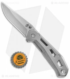 Gerber Airlift Frame Lock Knife Silver (2.8" Gray) 30-001346 -Kershaw Sales Shop Gerber Airlift FL Silver Gray 30 001346 BHQ 67390 jr bottlecap