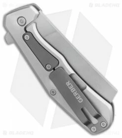 Gerber Asada Flipper Knife Micarta (3" Stonewash) 30-001812 -Kershaw Sales Shop Gerber Asada Flipper Knife Micarta 3in Stonewash 30 001812 BHQ 105523 LS Side