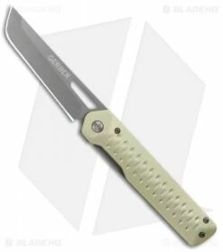 Gerber Ayako Frame Lock Knife Green Aluminum (3.5" Gray) 30-001690