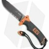 Gerber Bear Grylls Fixed Blade Knife Gray/Orange GFN (4.75" Gray Serr) 30-000384