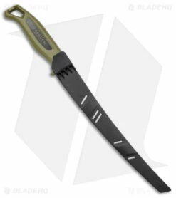 Gerber Ceviche Fillet Fixed Blade Knife Green Polymer (9" Stonewash) -Kershaw Sales Shop Gerber Ceviche Fillet Fixed Blade 9in Green SW BHQ 145774 jr sheath