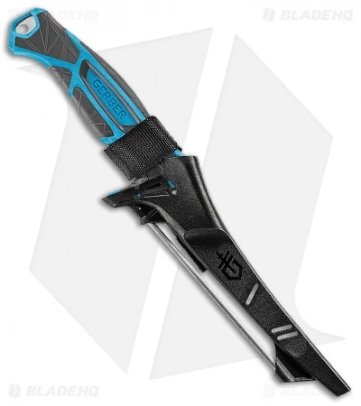 Gerber Controller 6" Fillet Fishing Knife Fixed Blade Blue (6" Satin) 3 Gerber Controller 6" Fillet Fishing Knife Fixed Blade Blue (6" Satin) - Image 3